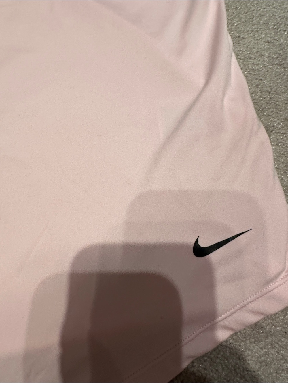 Nike Pink Racerback Workout Tank with Black Swoosh - Picture 2 of 5